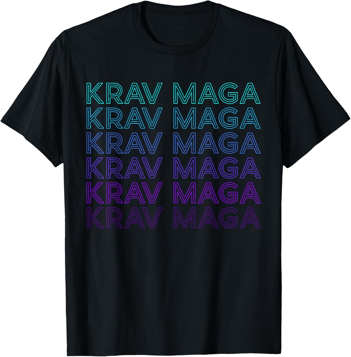 Krav Maga Retro T-Shirt - T-Shirt | Black