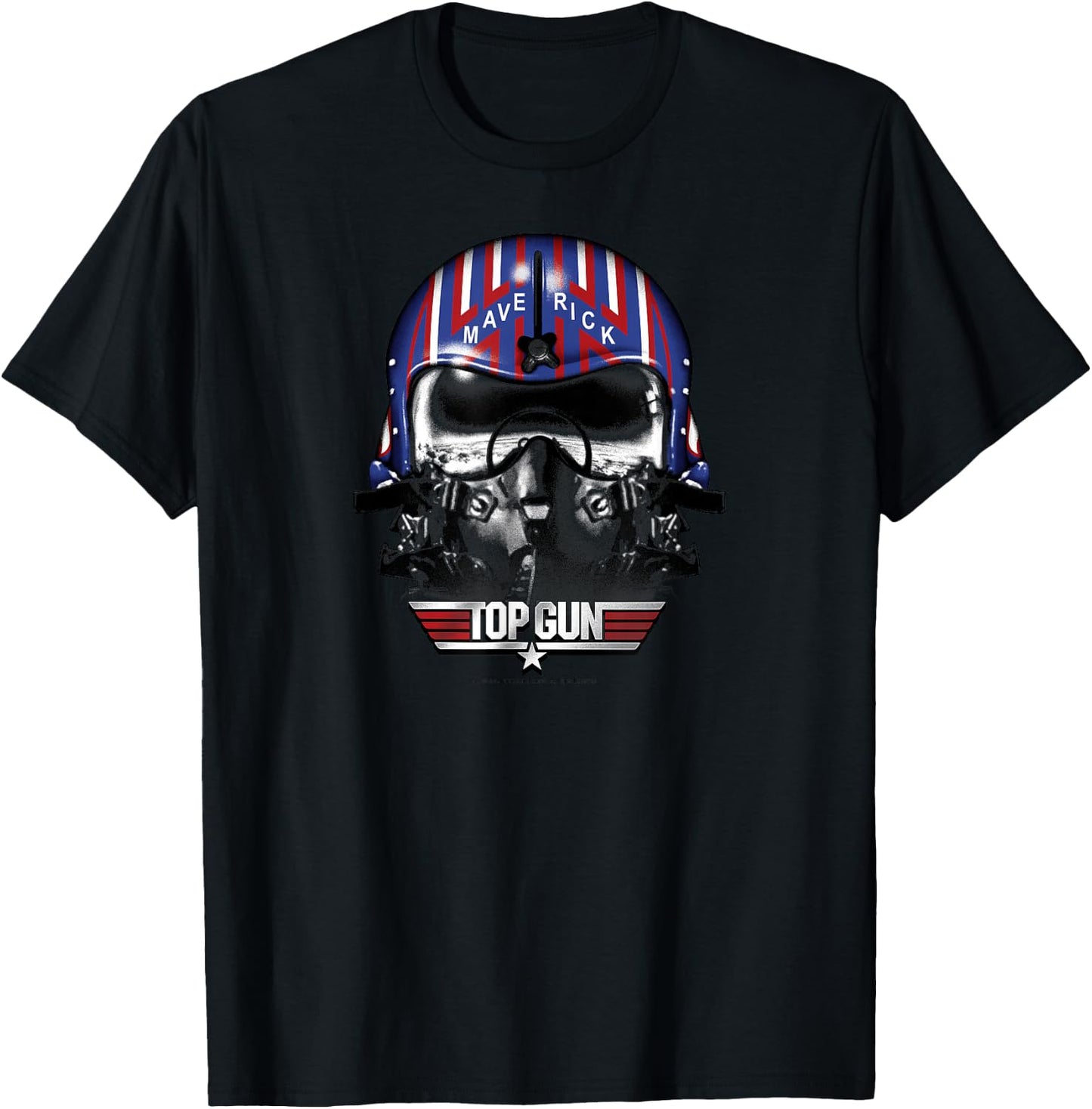Top Gun Maverick Helmet T-Shirt - T-Shirt | Black