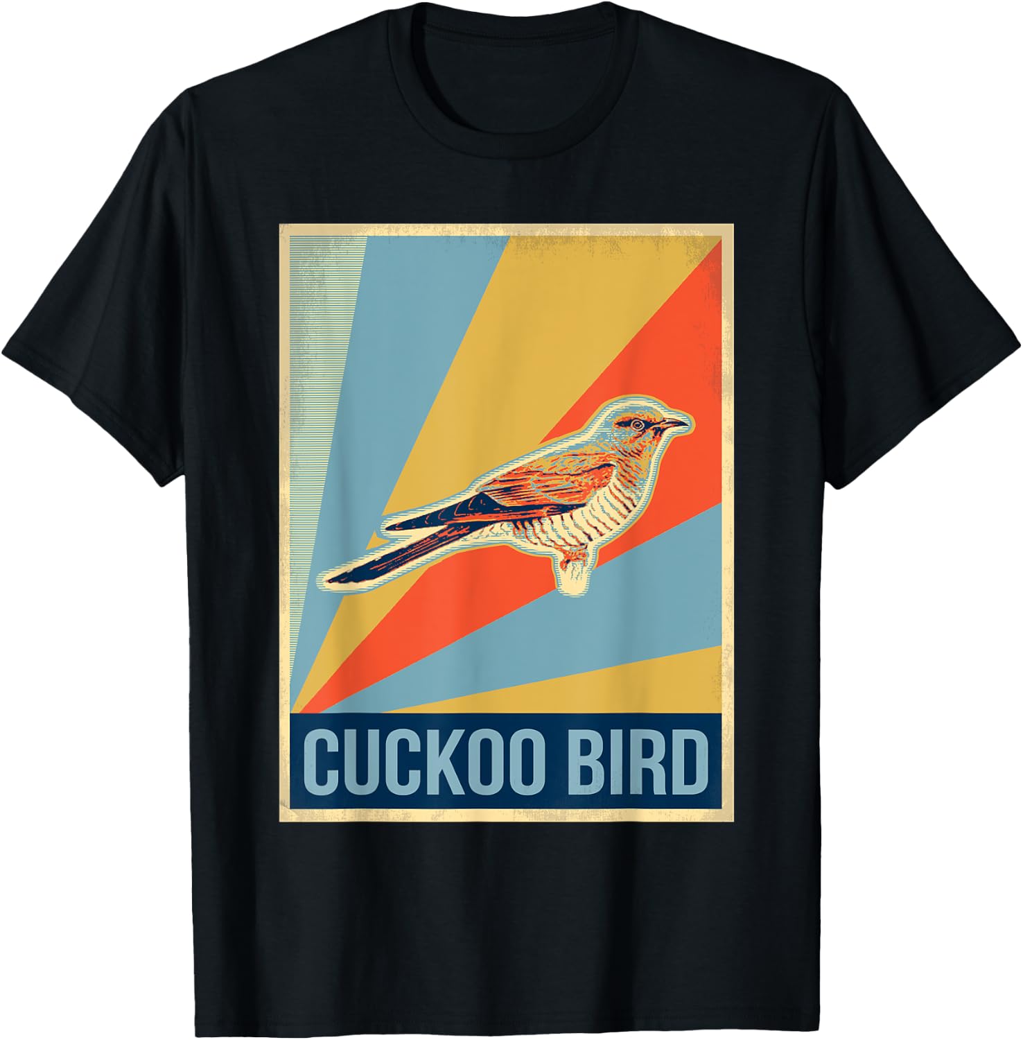 Vintage Cuckoo Bird T Shirt T-Shirt - T-Shirt | Black