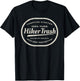 Funny Hiker Trash Logo Design for Long Distance Backpackers T-Shirt - T-Shirt | Black