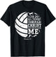Volleyball Gifts Teen Girls Women Men Boy Christian Verse T-Shirt - T-Shirt | Black