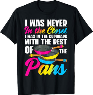 Pans : Pansexual Pride T-Shirt - T-Shirt | Black