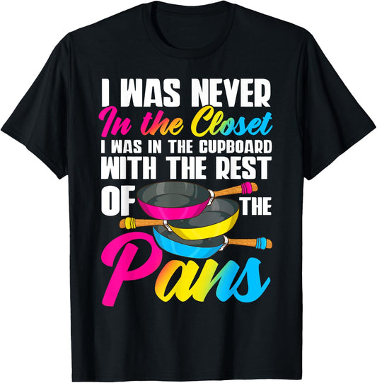 Pans : Pansexual Pride T-Shirt - T-Shirt | Black