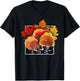 Nature Forest Leaves Autumn Trees Fall T-Shirt - T-Shirt | Black