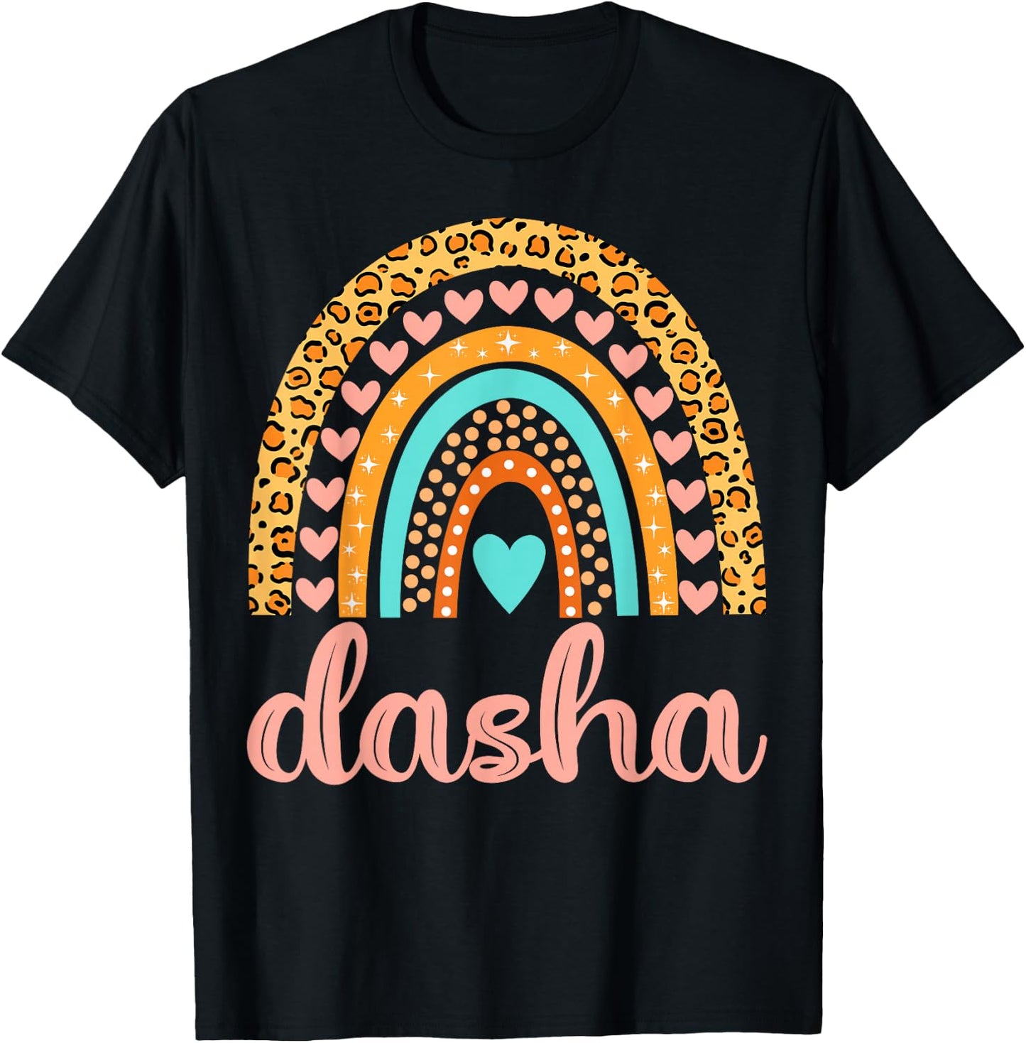 Dasha Dasha Name Birthday Shirt Gift T-Shirt - T-Shirt | Black
