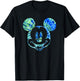 Disney Mickey Mouse Green Tie Dye Small T-Shirt - T-Shirt | Black