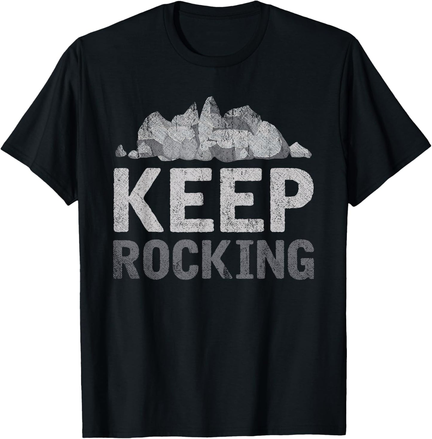 Funny Rock Collector Earth Scientist Gift Geologist Geology T-Shirt - T-Shirt | Black