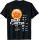 Solar System Planets Outer Space Astronaut Lover Kids Gift T-Shirt - T-Shirt | Black
