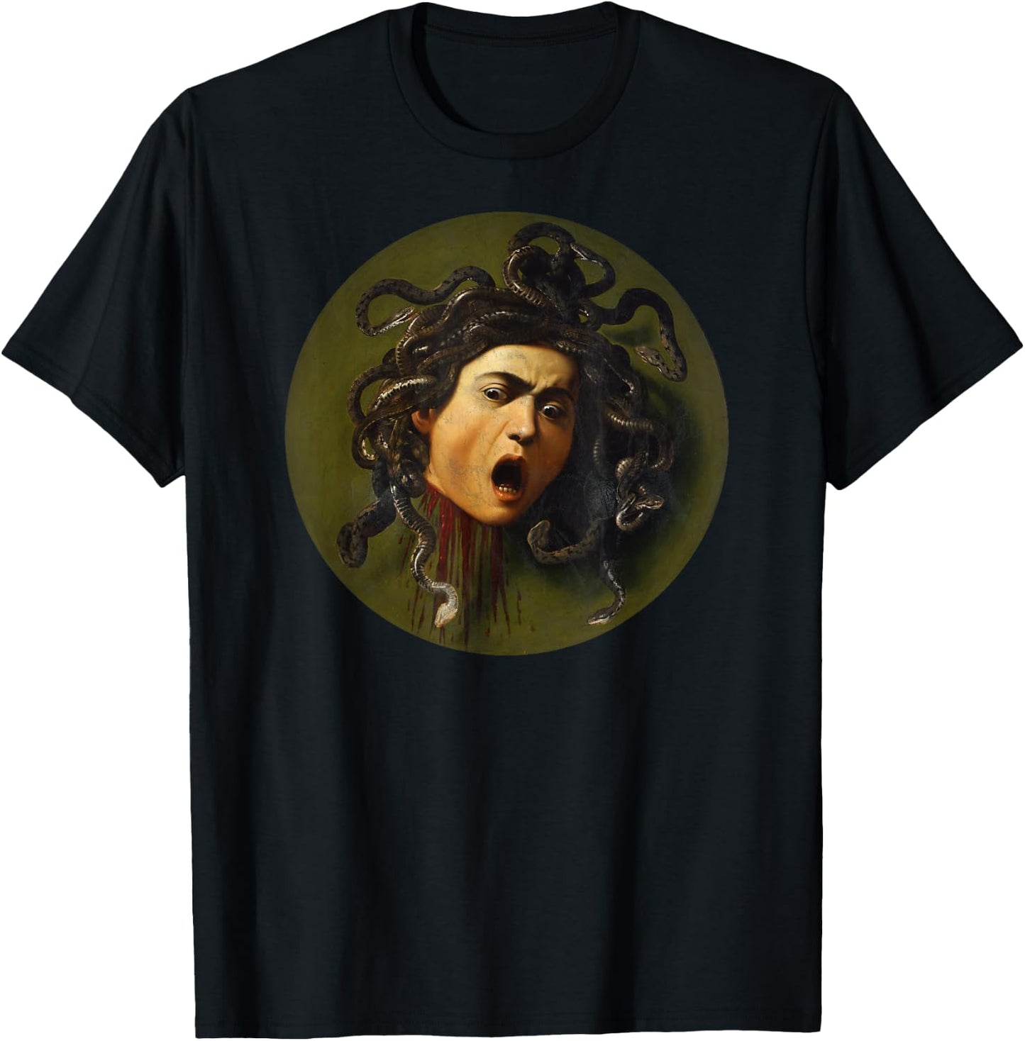 Medusa by Caravaggio T-Shirt - T-Shirt | Black
