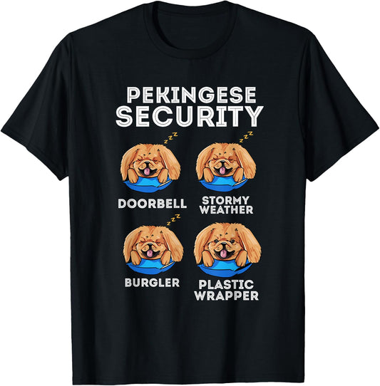 Pekingese Dog Owner Gift - I Love My Pekingese Dog T-Shirt - T-Shirt | Black