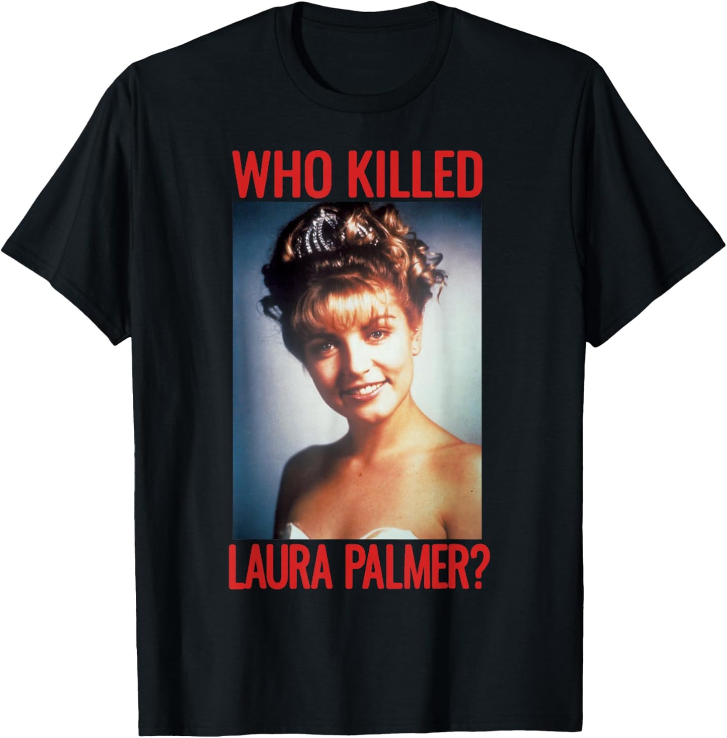 Twin Peaks Who Killed Laura Palmer? Graphic T-Shirt - T-Shirt | Black