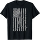 CH-46 Seaknight Helicopter Vintage Flag Aircraft Pilot T-Shirt - T-Shirt | Black