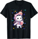 Kawaii Cat Bubble Boba Tea In Space Astronaut Anime T-Shirt - T-Shirt | Black