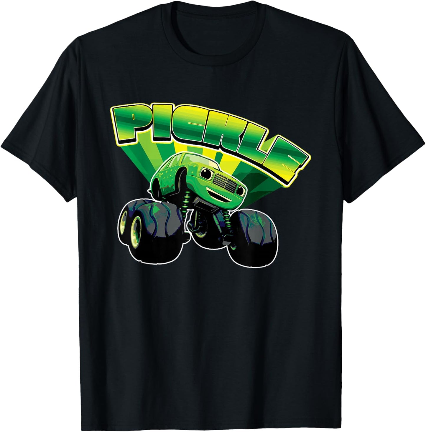 Blaze and The Monster Machines Pickle Badge T-Shirt - T-Shirt | Black
