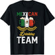 Beer Mexican Drinking Team Mexico Flag Beer Pub Party T-Shirt - T-Shirt | Black