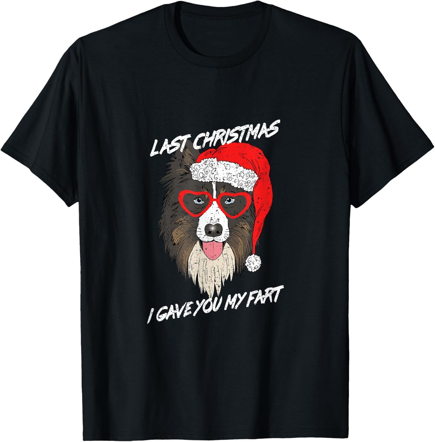 Last Christmas I Gave You My Fart Funny Holiday Song Xmas T-Shirt - T-Shirt | Black