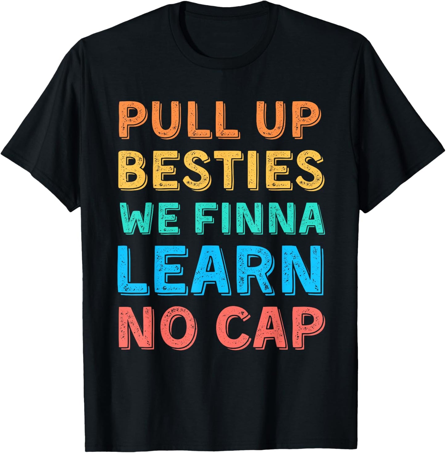 Funny Middle School Teacher Back to School Gen Alpha Slang T-Shirt - T-Shirt | Black