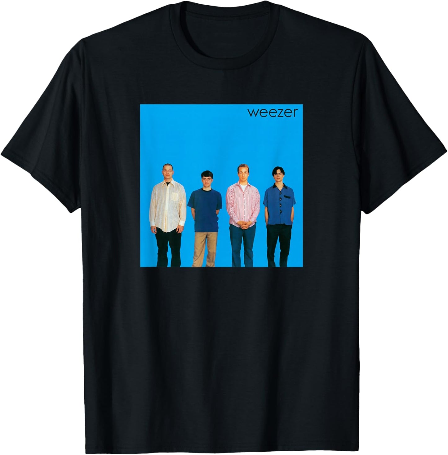 Weezer - Blue Album Cover T-Shirt - T-Shirt | Black