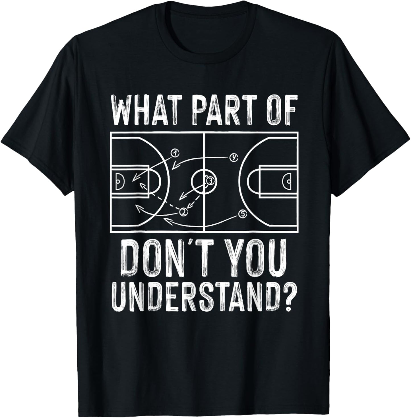 Funny Basketball Coach Design Men Women Ball Game Trainers Small T-Shirt - T-Shirt | Black