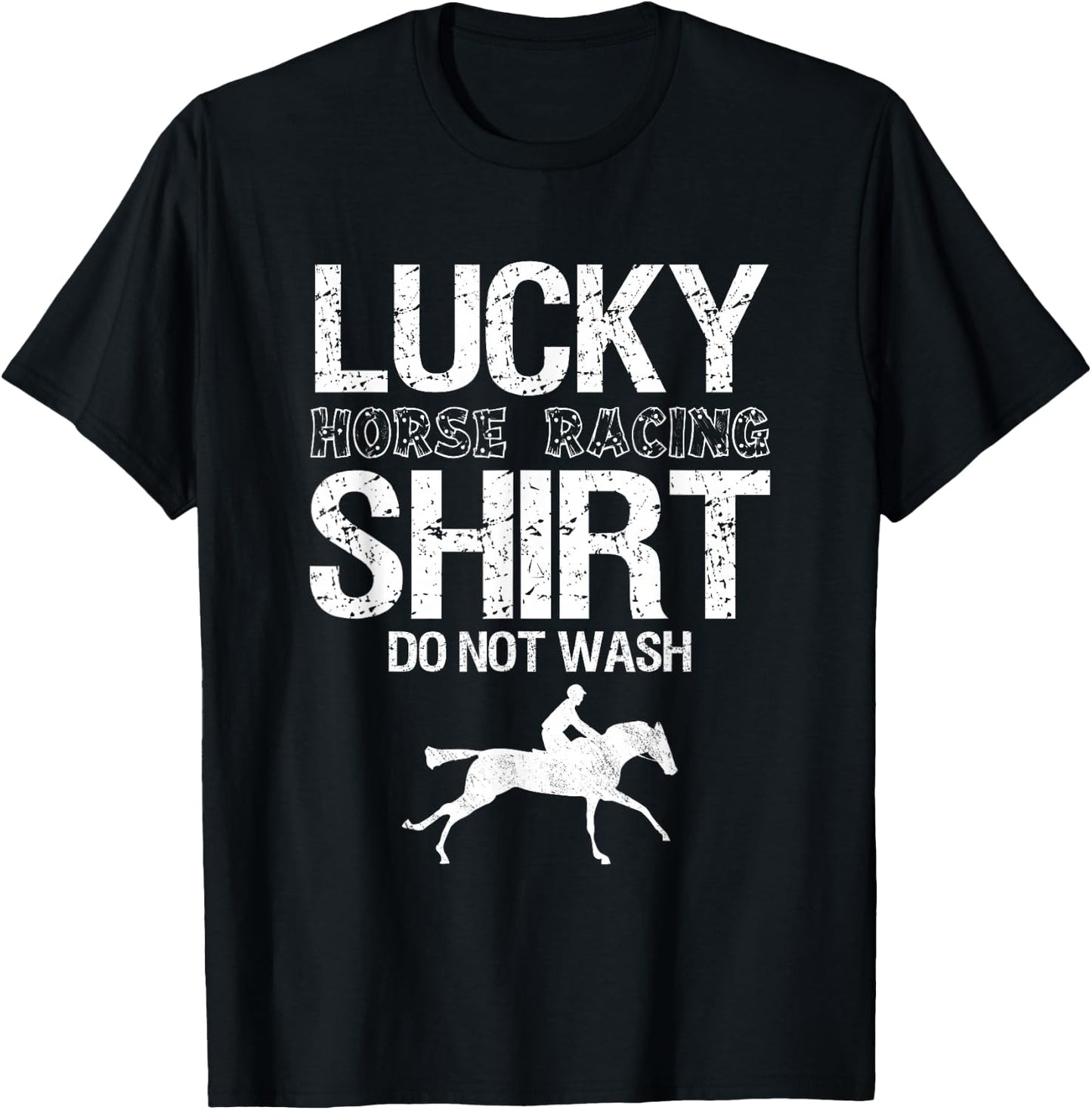Betting Horse Races T-Shirt - T-Shirt | Black