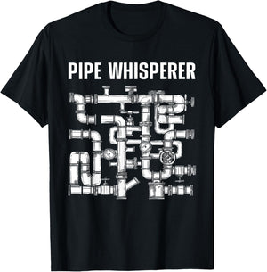 Best Plumber Art Women Plumbing Gag Novelty Plumber T-Shirt - T-Shirt | Black