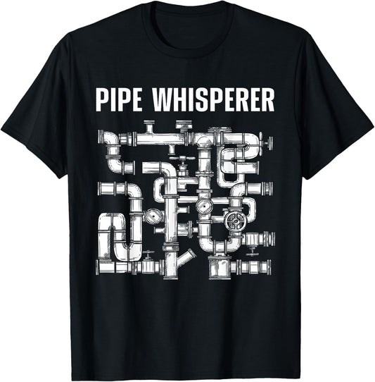 Best Plumber Art Women Plumbing Gag Novelty Plumber T-Shirt - T-Shirt | Black