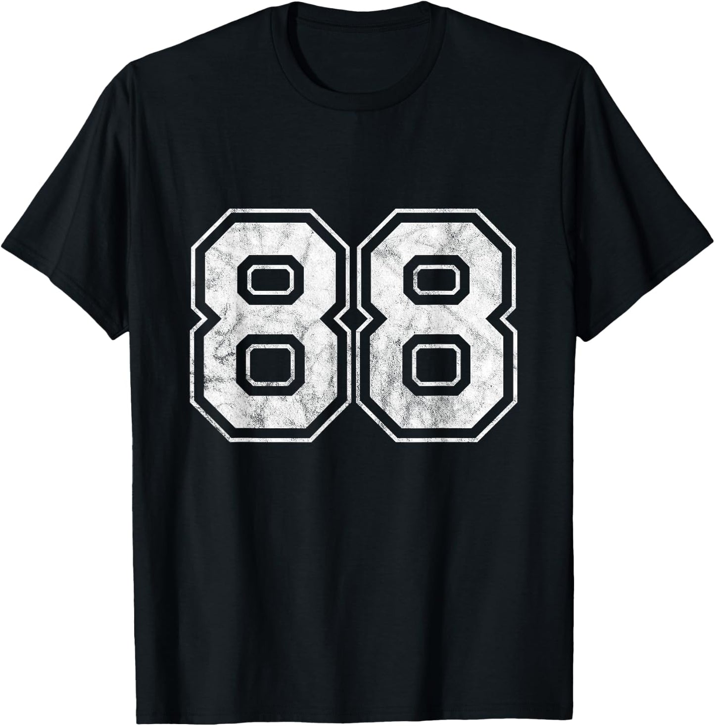 Number 88 T-Shirt - T-Shirt | Black