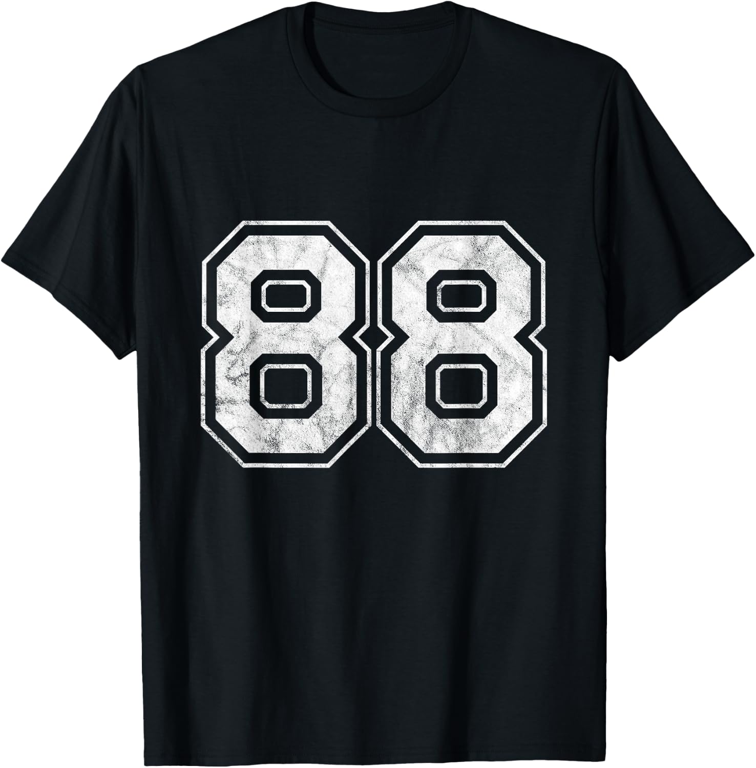 Number 88 T-Shirt - T-Shirt | Black
