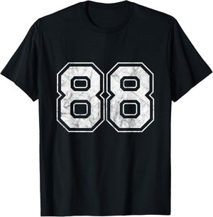 Number 88 T-Shirt - T-Shirt | Black