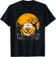 Funny Cute Nurse Costume Halloween Stethoscope Pumpkin Gift T-Shirt - T-Shirt | Black