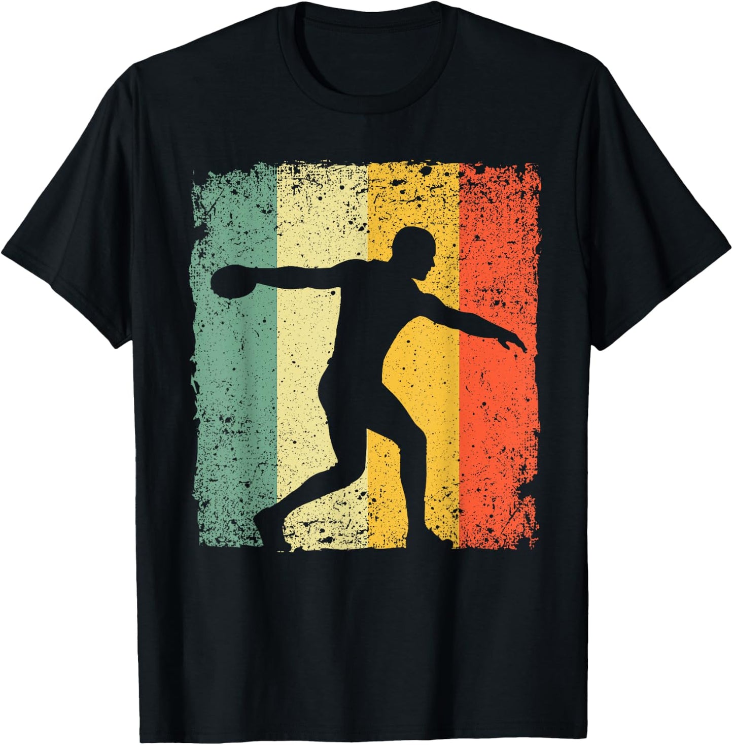 Funny Discuss Throwing Design Discuss Throw Track And Field T-Shirt - T-Shirt | Black