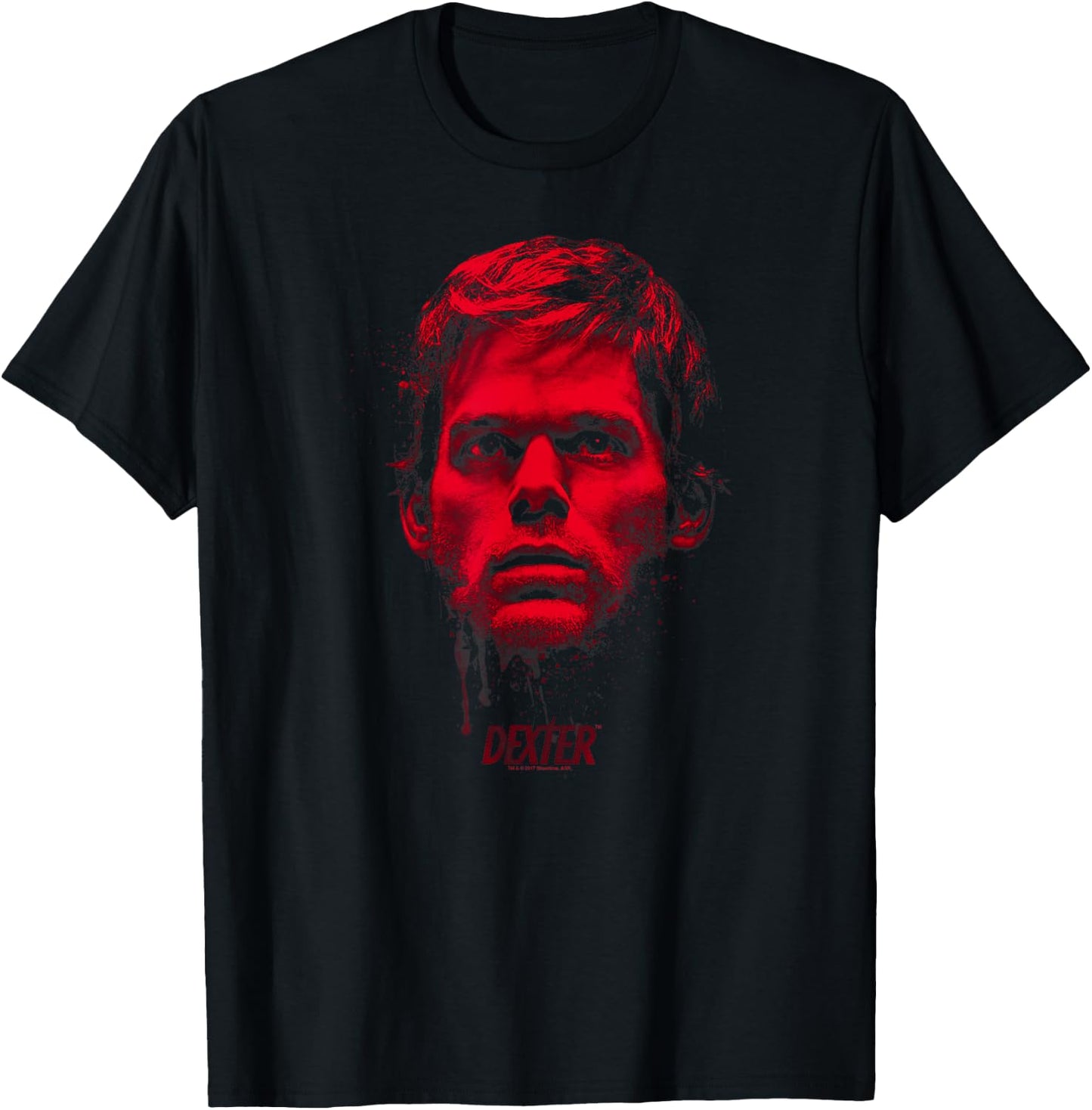 Dexter Bloody Face T-Shirt - T-Shirt | Black