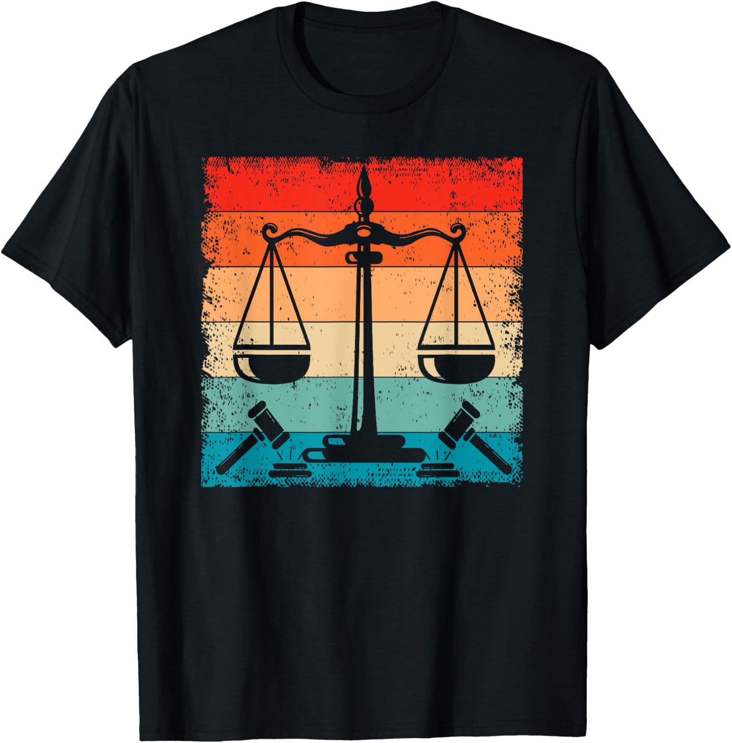 Retro Lawyer Attorney Law School Law Student Lawyers T-Shirt - T-Shirt | Black