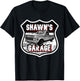 Shawn's Garage Classic Car Truck Custom Shawn Shawns Garage T-Shirt - T-Shirt | Black