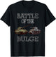 WW2 Tanks Tiger 2 M4 Sherman Battle of Bulge Distressed T-Shirt - T-Shirt | Black