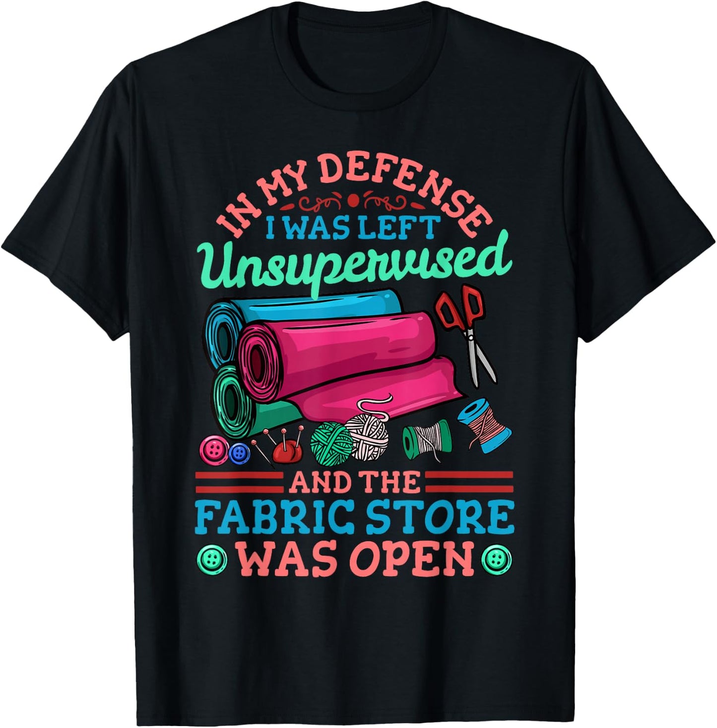 Quilting Quilter Sewing T-Shirt - T-Shirt | Black