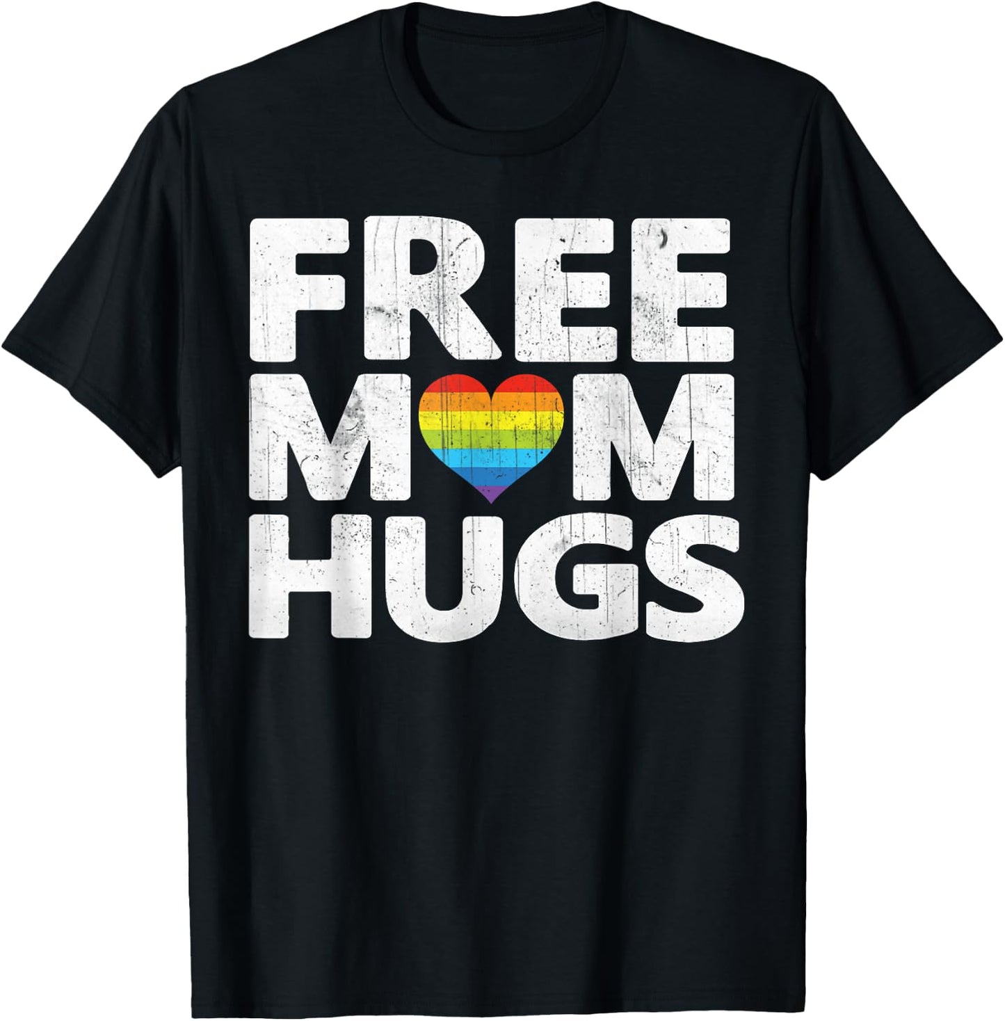 Free mum hugs T-Shirt - T-Shirt | Black