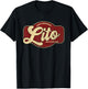 Vintage Lito Like a Grandpa but Cooler T-Shirt - T-Shirt | Black