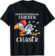 Chicken Professional Chicken Chaser Chickens Farm Farmers T-Shirt - T-Shirt | Black