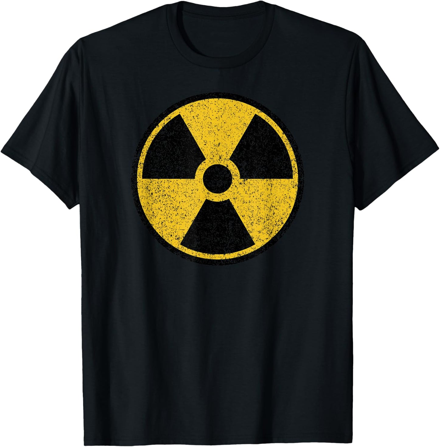 Radioactive Nuclear Warning Symbol Radiation Sign Fallout T-Shirt - T-Shirt | Black