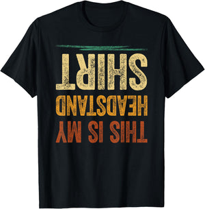 This Is My Headstand Sports Shirt Boys Girls T-Shirt - T-Shirt | Black