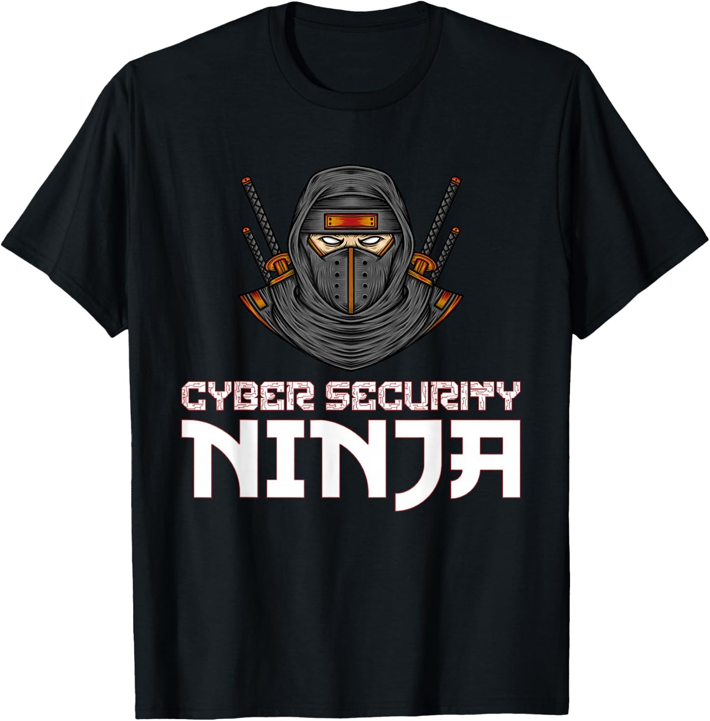 Cyber Security Ninja Computer Programmer Funny Humor T-Shirt - T-Shirt | Black