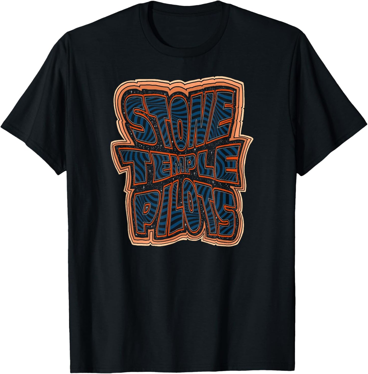 Stone Temple Pilots Cosmic Logo T-Shirt - T-Shirt | Black
