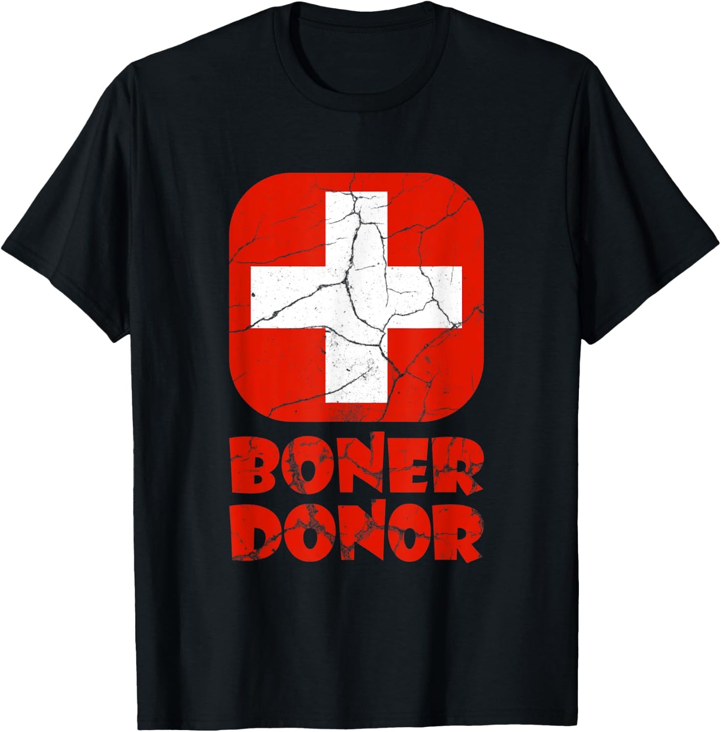 Funny Halloween Boner Donor Hubie Switzerland T-Shirt - T-Shirt | Black