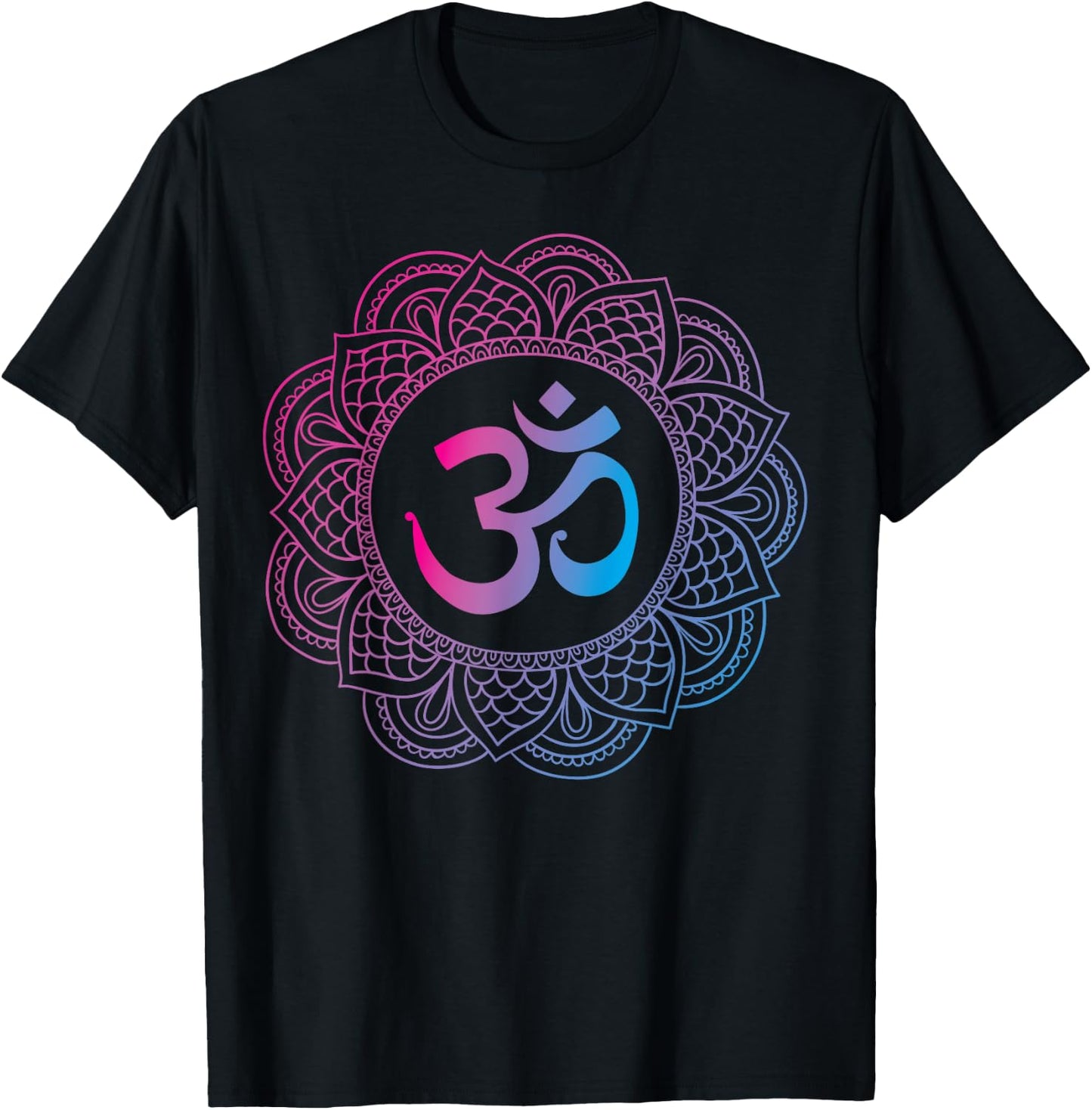 Om Symbol Aum Ohm Hindu Zen Tantra Yoga Day Namaste T-Shirt - T-Shirt | Black