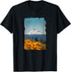 Mt Hood from Columbia River Gorge with Sunflowers Mount Hood T-Shirt - T-Shirt | Black