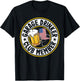 Beer Drinking American Flag Garage Drinker Club Member T-Shirt - T-Shirt | Black
