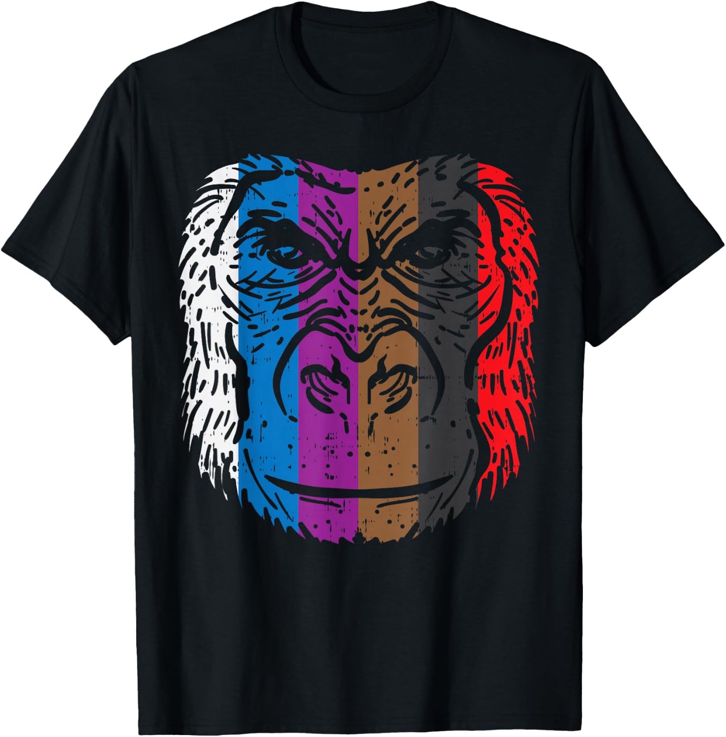 Gorilla Jiu Jitsu Belt Rank BJJ Brazilian Martial Arts Gift T-Shirt - T-Shirt | Black