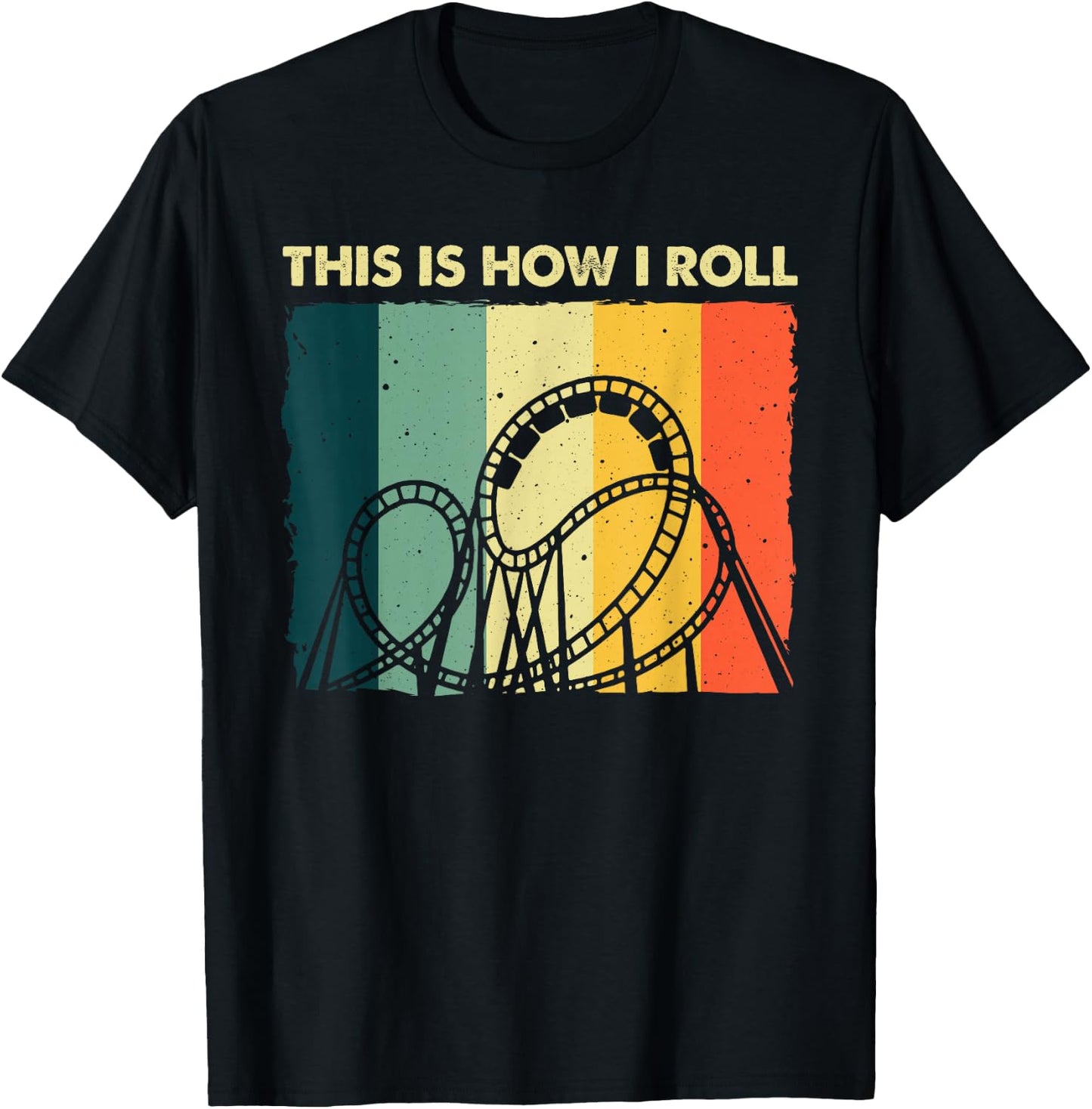 Cool Roller Coaster Women Ride Roller Coaster Lovers T-Shirt - T-Shirt | Black