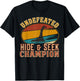 Nessie Undefeated Hide and Seek Champion - Funny Nessie T-Shirt - T-Shirt | Black